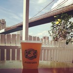 vin_e_ - Enjoying a Brooklyn summer ale under the Brooklyn bridge! #brooklyn #summer #dumbo #brooklynbrewery #bktillidie #nevercominghome